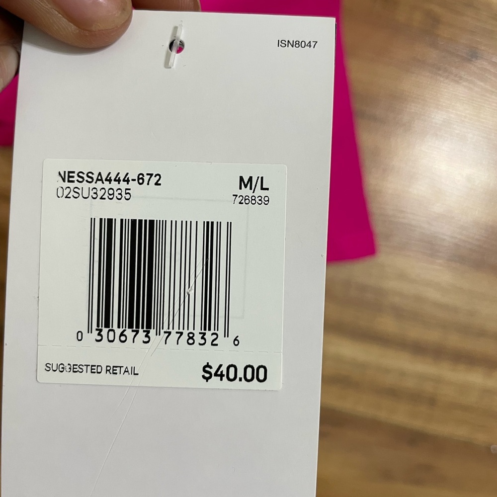 Nike Victory Women's Essential Hijab Swimsuit Hood Size M/L Pink New With Tags - Picture 3 of 4